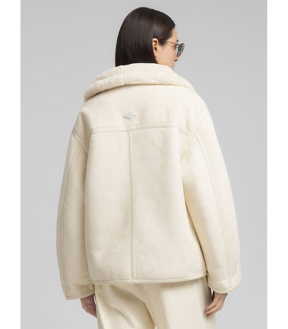 フェイクムートンジャケット 詳細画像 オフホワイト 3